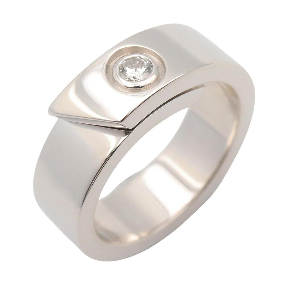 CARTIER Authentic 18k White Diamond Ring